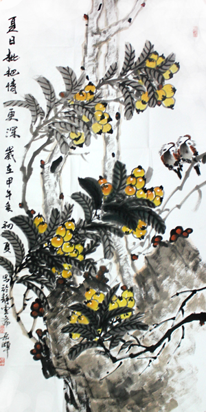 陜西花鳥畫家岳暉作品將在《當代書畫家》刊登