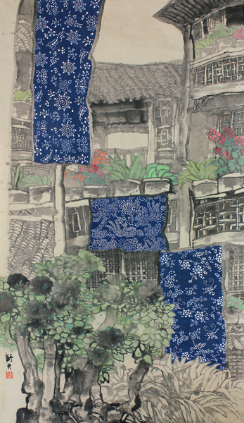 悠悠水鄉情——曹舒天山水作品賞析