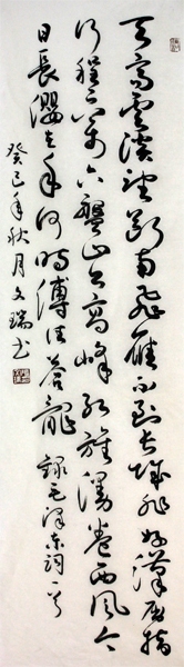 典雅灑脫 氣勢雄邁——海南書協副主席張文瑞作品將在《