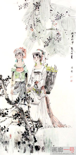 妍雅明麗 清逸傳神——冷珍國畫作品賞析