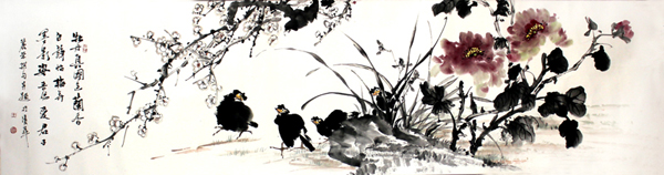 成功美術館網拍2期王麗榮國畫作品賞析