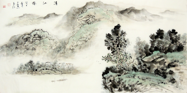 彩墨山水之景——丁亞忠山水畫(huà)欣賞