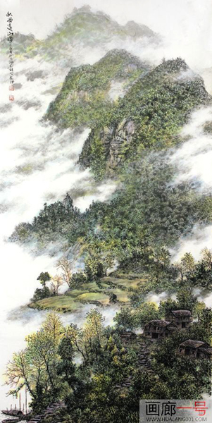 清靜悠遠意境美——劉岳琥山水作品欣賞