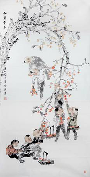清雅筆墨 如意童子——成功美術館網（微）拍第三期范懷