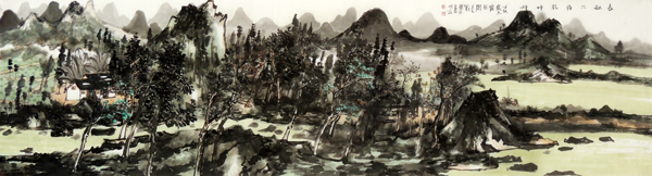 清雅名麗  詩意盎然——讀張馨月的山水畫