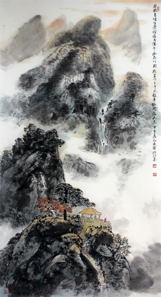 氣勢磅礴 意境幽遠——衣惠春畫作欣賞