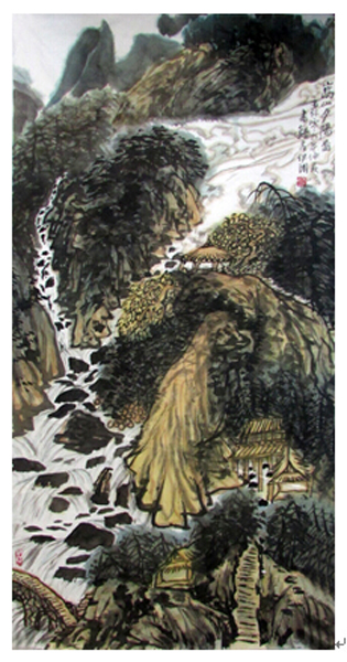 雄奇山峰 壯美胸懷——成功美術(shù)館網(wǎng)（微）拍第五期傅書