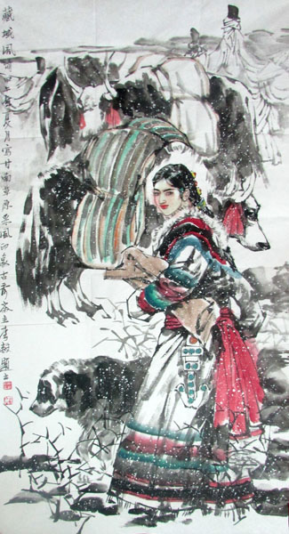 畫家李毅人物畫新作將在《當代書畫家》刊登