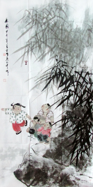 沈克明最新人物畫作欣賞