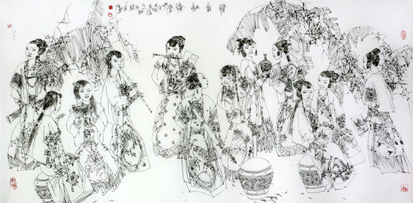 成功書畫家網（微）拍第十三期馬自強畫作賞析