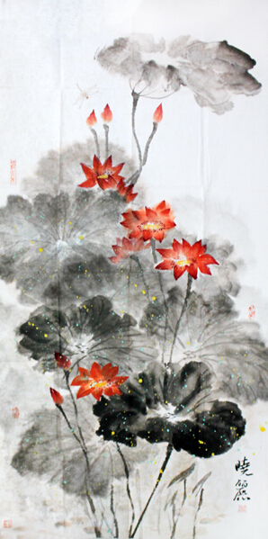 墨韻滋潤 紅芙暗香——成功書畫家網（微）拍第十五期徐