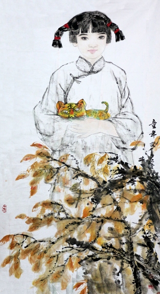 恬靜柔美 明麗動人——沈利萍畫作欣賞