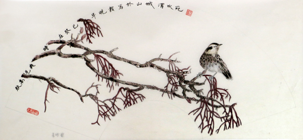 工筆畫家曾曉霞簽約蘭州成功美術館