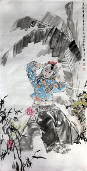 線立筋骨 淡雅含蓄——晉中市美協副主席翟承海人物畫作