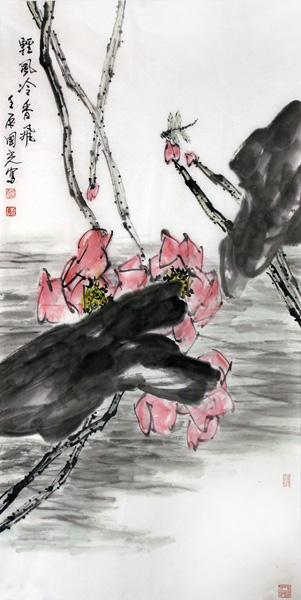 成功書畫網（微）拍第二十一期——楊國光荷花作品欣賞