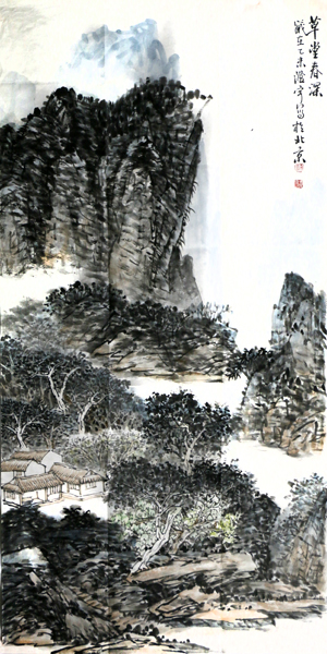 畫家許澄宇最新山水作品欣賞