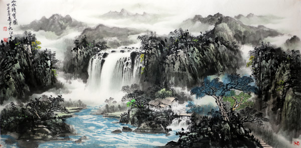 呂大江國畫入展“當代水墨·津冀實力畫家10人雙線聯展”
