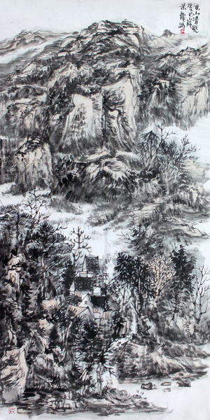 成功美術館簽約畫家顏景龍作品賞析