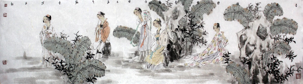 散發(fā)著濃郁時(shí)代氣息——簽約畫家蘇童人物畫作賞析