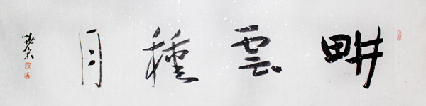 畫家李曉松題字贈蘭州成功美術館