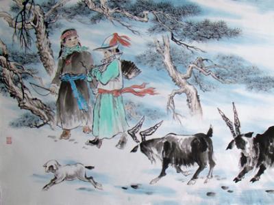 酣墨西部情——淺析巨潮西部人物畫
