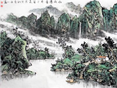 以石磊山 煙云浩渺——簡評邢子一山水畫新貌