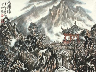 隨意之間成性靈之美——方坤山水畫欣賞