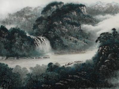 王信聰山水畫作欣賞