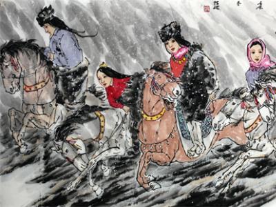 雪域之潔融赤子之心——陳凱藏族人物畫作欣賞
