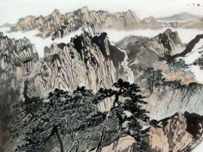 淳樸自然 雄渾厚重——單明波的山水作品欣賞
