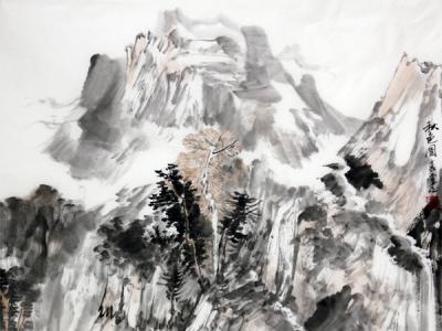 王愛忠山水畫作欣賞