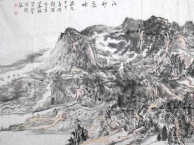 重視線條傳統(tǒng)書寫山水新意——簡評(píng)張鎖誠山水畫藝術(shù)
