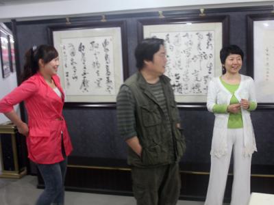 山水畫家李杰做客成功美術館