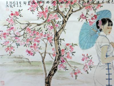 溫婉之筆繪民國柔情——陳蘇民畫作欣賞