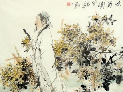 清風雅韻詩意存——王玉璽人物畫欣賞