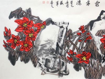 明艷繪就生活之趣——唐盛軍花鳥畫作欣賞