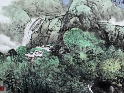氣勢雄偉 格調深遠——張連貴畫作欣賞