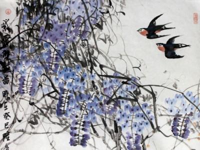 風暖鳥聲碎  日高花影重——孫成河作品淺析