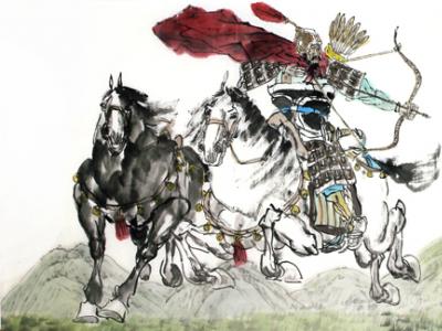 軍旅畫家柴京津最新作品欣賞