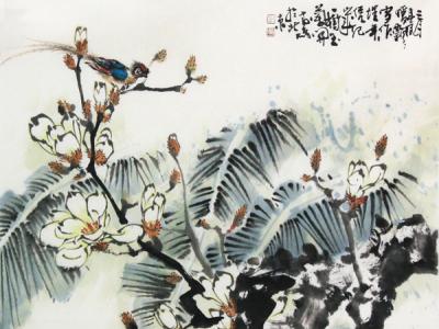 朱砂玉樹最風流——高磊水墨繪畫欣賞