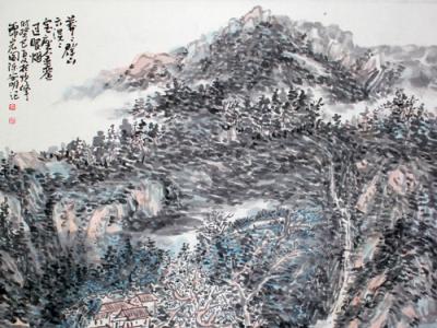 陳安明最新山水作欣賞