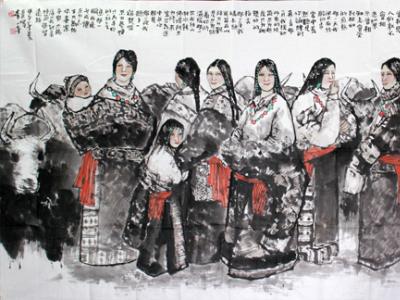 鄉土情深繪隴上新貌——慶陽美協主席李一平人物畫作欣賞