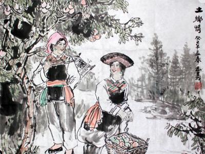 西部之情融翰墨之香——周志義畫作欣賞