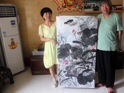 成功美術(shù)館副館長拜訪陜西花鳥畫家樊昌哲