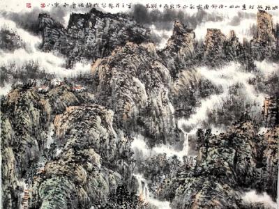 水抱孤村 峰回路轉(zhuǎn)——成功美術(shù)館網(wǎng)拍李穎華作品欣賞
