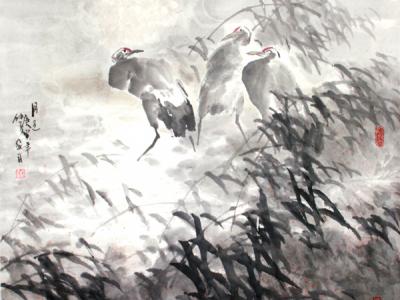 墨彩淋漓——成功美術館網拍2期洪家武國畫作品賞析