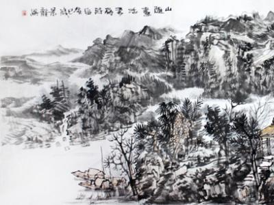 水是眼波橫  山是眉峰聚——顏景龍山水畫(huà)淺析