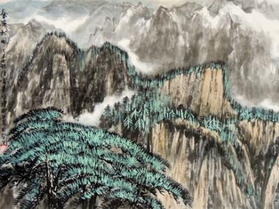 陜西黃土畫(huà)派原秘書(shū)長(zhǎng)陸震華最新作品欣賞