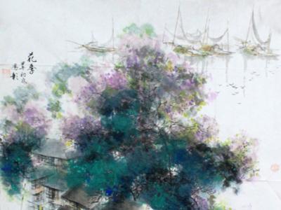 清新自然 詩(shī)般情趣——吳鴻彰山水作欣賞