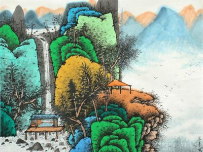 綠意盎然 悠悠山水——畫家陳長來山水作欣賞